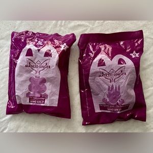 2 McDonalds Masked Singer Toys #7, #9 NIP